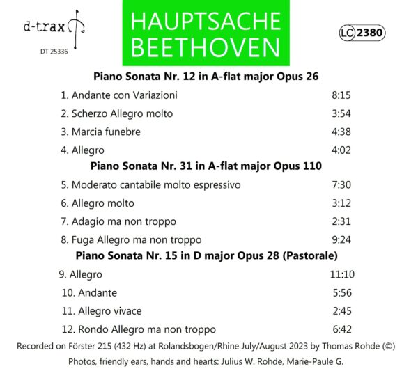 Alle fünf "Hauptsache Beethoven" CDs – Bild 5