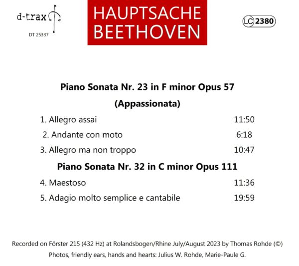 Alle fünf "Hauptsache Beethoven" CDs – Bild 9