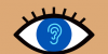 Symbol Auge Ohr Symbol Auge Ohr